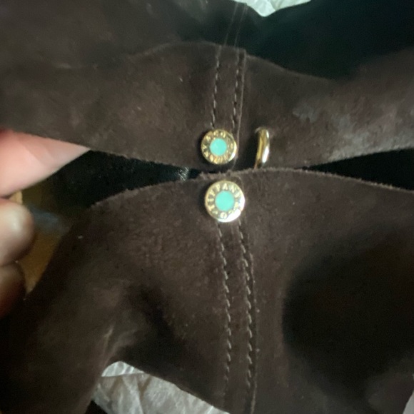 Tiffany & Co.Chocolate Brown Leather (Reversible) Shoulder. Preowned. Beautiful - Picture 7 of 15